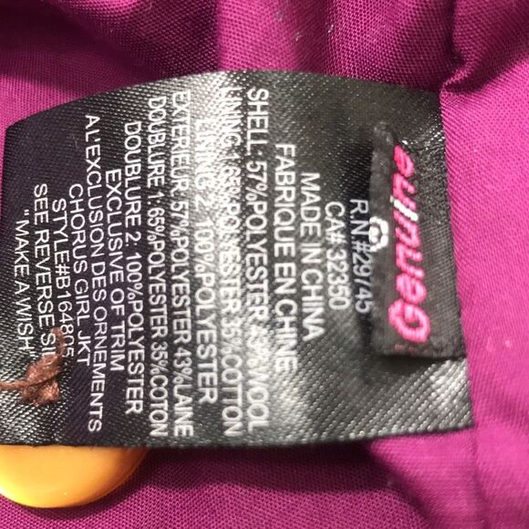 VINTAGE WOMAN VOLCOM PEA COAT JACKET SIZE S - Picture 11 of 13